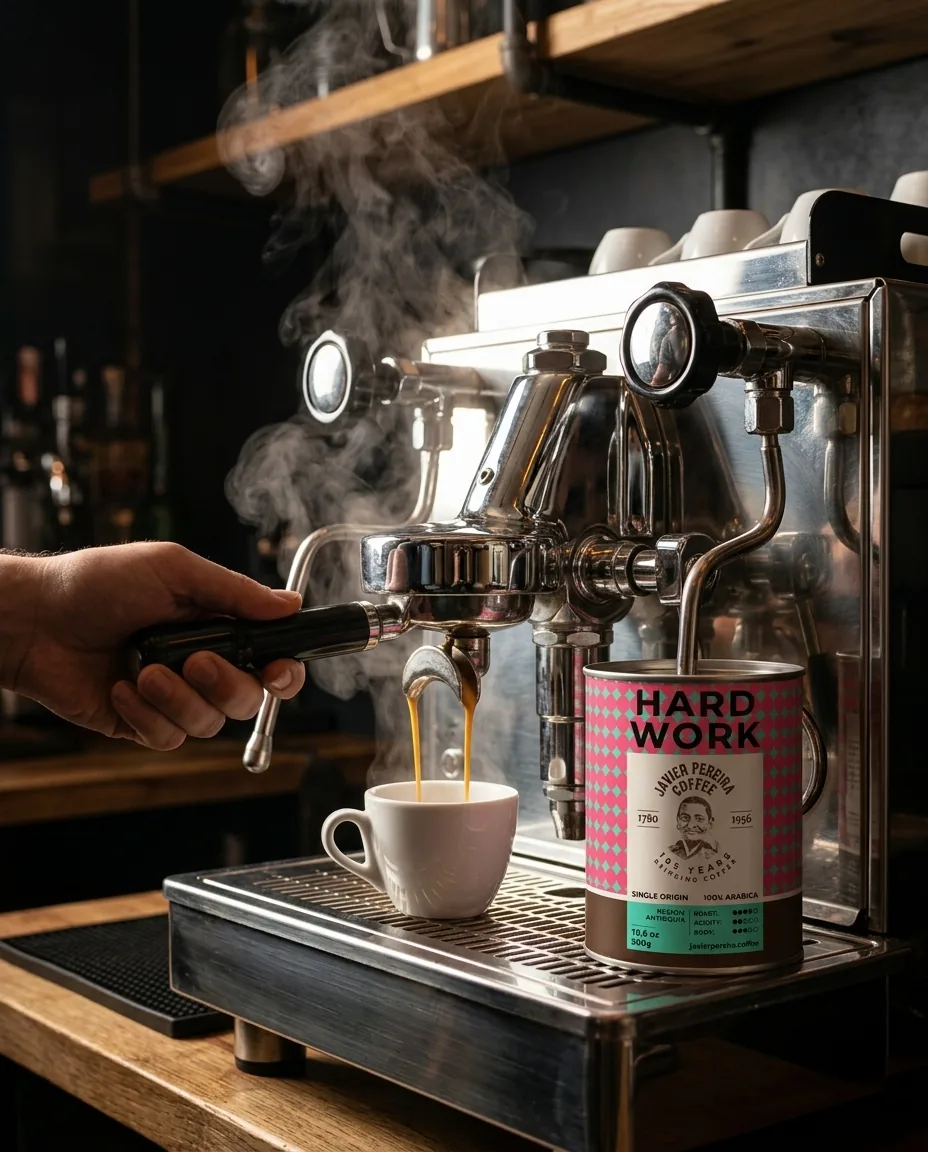 Hard Work brewing scene